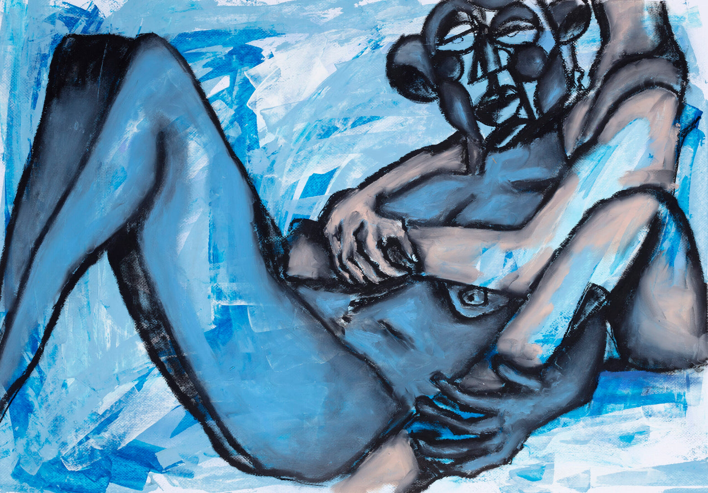 Soft embrace (blue hold)