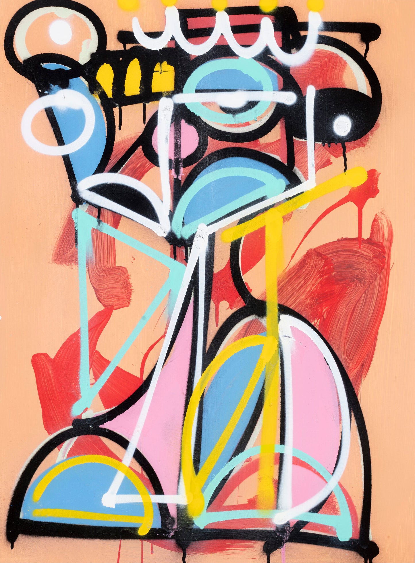 Pastel portrait of royalty