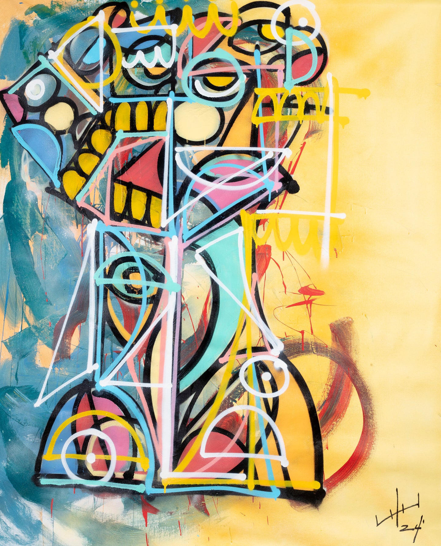 Yellow sun and Turquoise prayers