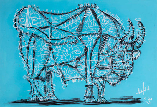 African Bull after Picasso